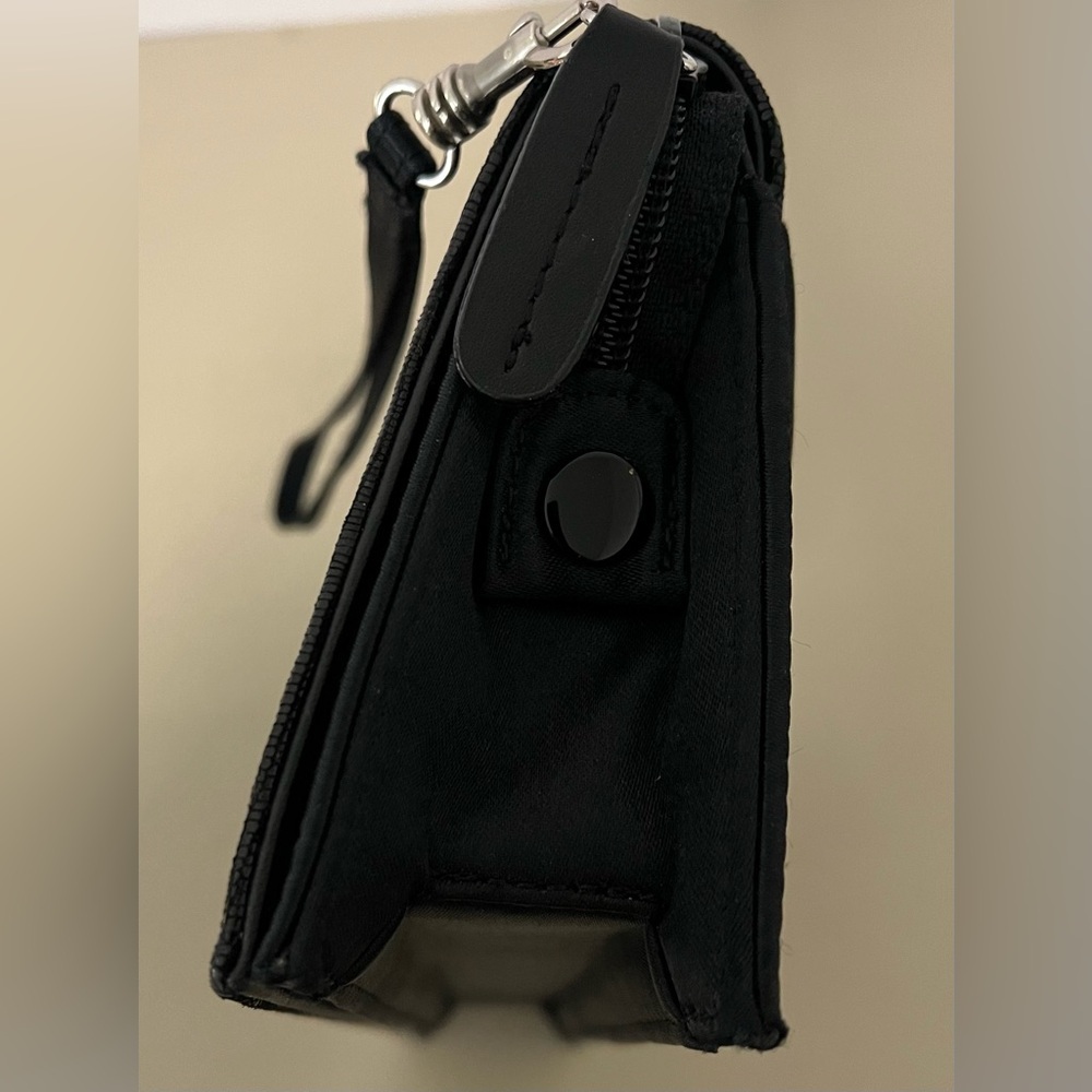 Randolph Duke black clutch bag with a wristlet strap - Picture 11 of 12